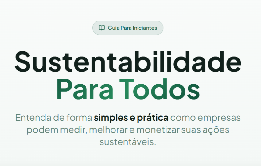 Domani lança três novas ferramentas gratuitas para apoiar a jornada ESG de clientes e parceiros
